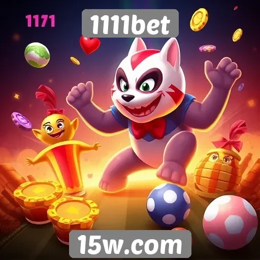 Variedade de jogos disponíveis na plataforma 1111bet
